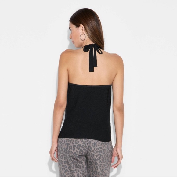 Women's Sleeveless Tie-Collar Pullover
Sweater - Wild Fable Black XL - Picture 3 of 4